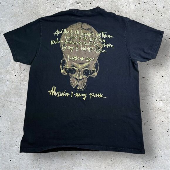Metallica "Wherever I May Roam" T-Shirt Skull Snake Graphic Black Men's L - Picture 6 of 10